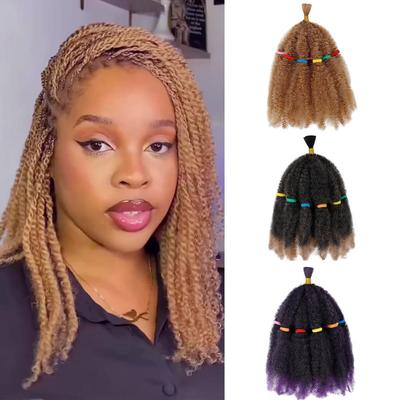 Afro Kinkys Bulk Hair Extensions Kinky Curly Synthetic Braiding Hair Repair Crochet Dreads Loc Twist Braids