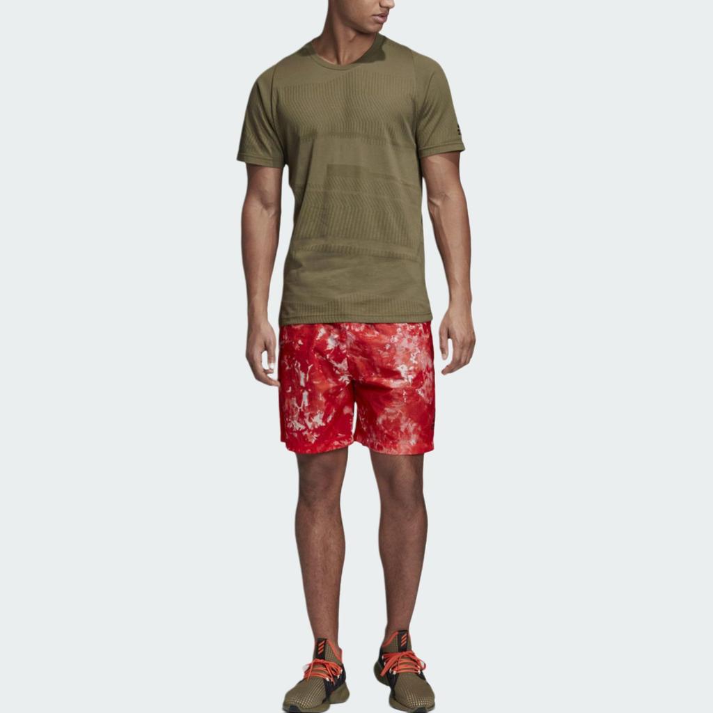 Adidas ID Spray Dye Fashion Comfortable Versatile Casual Shorts Men shorts Shock-Red DU5277