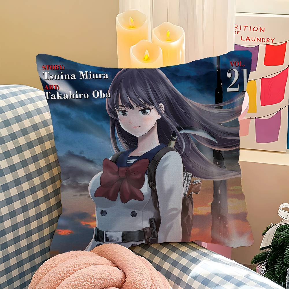 High-Rise Invasion Kissen Geschenke Heim Büro Einrichtung Schlafzimmer Sofa Auto Kissenbezug Hülle 45x45cm