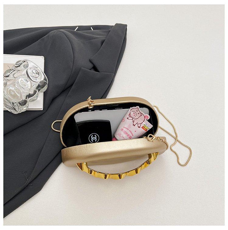 New Unique Design Women's Evening Bag - Cross-Border Euro-American Trend, Clutch Chain Shoulder Crossbody Phone Bag
