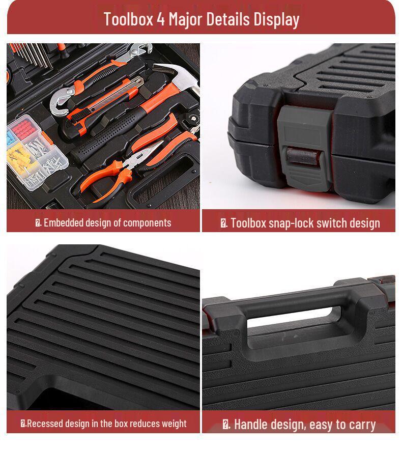 Multifunctional Household Tool Set: Screwdriver, Wrench, Pliers for Electricians & Woodworkers