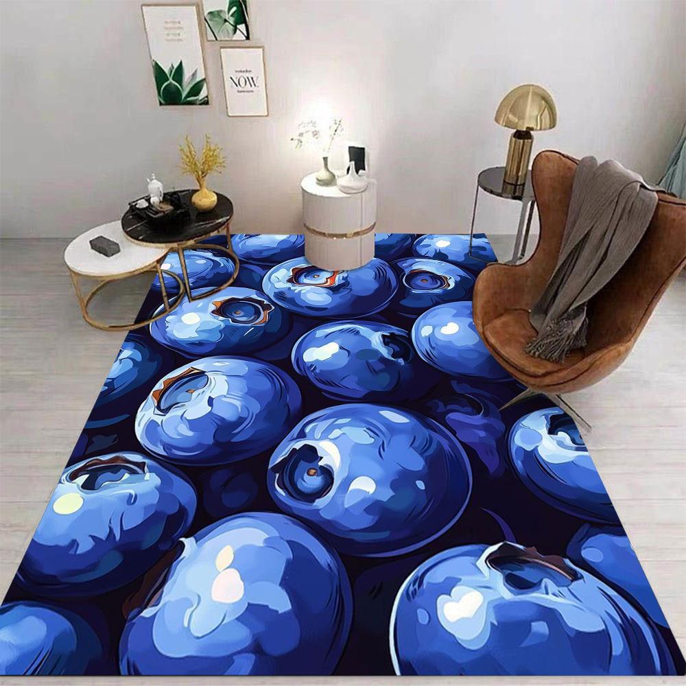  Fruit Carpet Cartoon Living Room Bedroom Kitchen Sofa Table Balcony Rug Non-slip Washable Mat Exquisite Home Ornaments