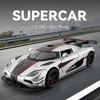 Cozhi Koenigsegg Racing Car 1/32 Simulation Model with Sound, Light, and Pull-back Action for Kids.