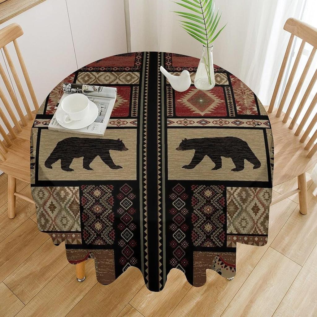 William Morris Bloemenprint Rond Tafelkleed Afwasbaar Polyester Stof Vintage Bloemen Wasbaar Tafelkleed Voor Feestdagen Keuken