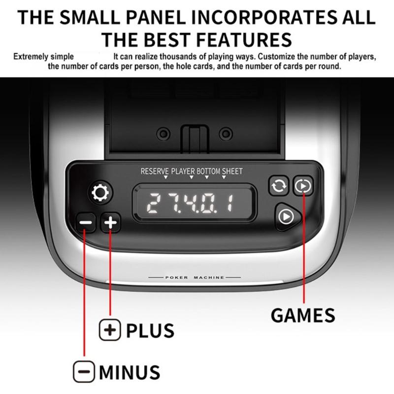Інтелектуальна машина для роздачі карток з обертанням, яка відрізняється тихою роботою та стабільною основою для використання в професійних казино