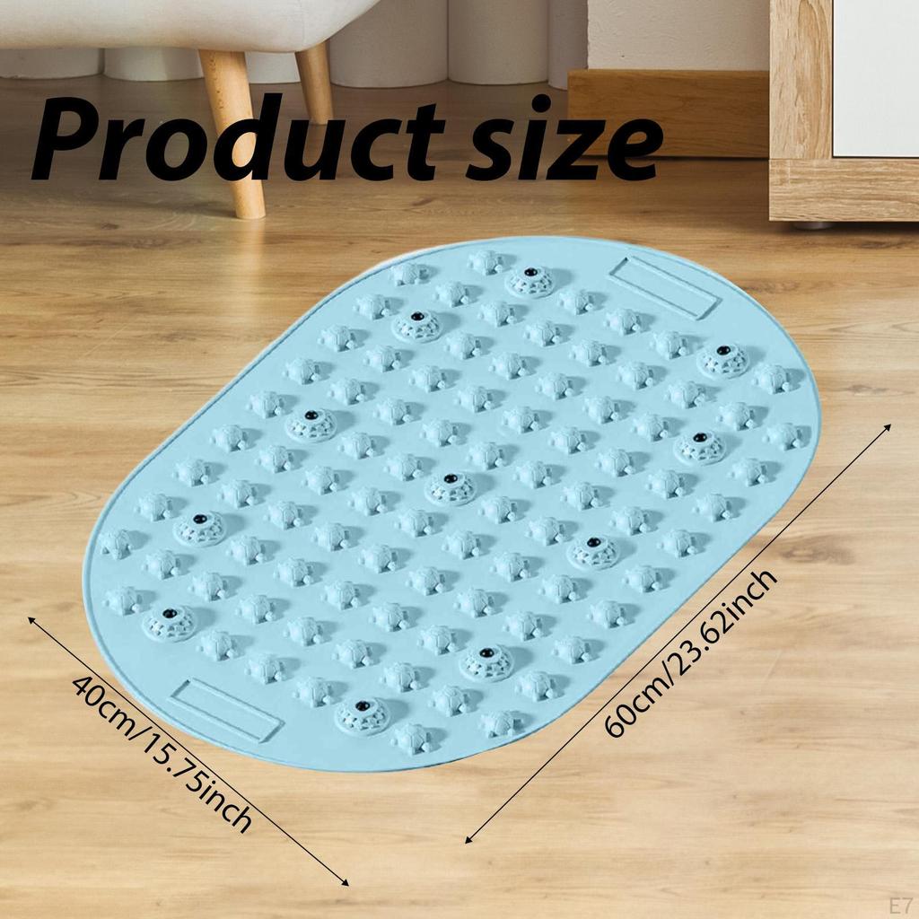 Cushion Massage Acupressure Silicone Non-Slip Floor Mat Suitable for Home Office Indoor Walking