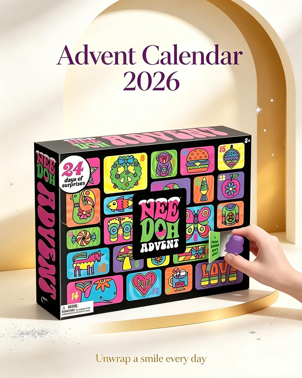 2026 Jauns Karsts Needoh Adventes kalendārs