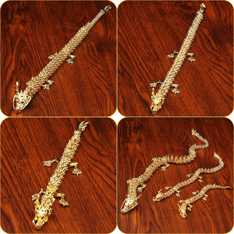 Alloy 3D three-dimensional activity dragon home office desktop antique dragon jewelry