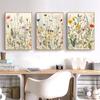 Aquarell Wildblumen Blumen Poster Bunte Blumen Drucke Boho Kunst Leinwand Malerei Minimalistischen Moderne Wand Bild Schlafzimmer Dekor