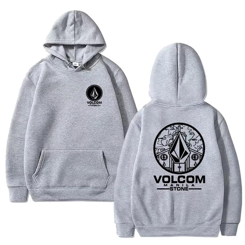 2025 Autumn New Product Hooded Sweatshirt with Vicum Stone Pattern and Double-sided Printing - The material