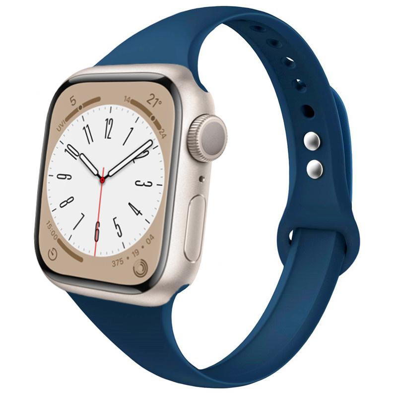 Slim strap for Apple watch ultra 2 3 band 49mm 46mm 44mm 41mm 45mm correa Silicone bracelet iWatch series 11 8 7 3 9 10 SE 40mm