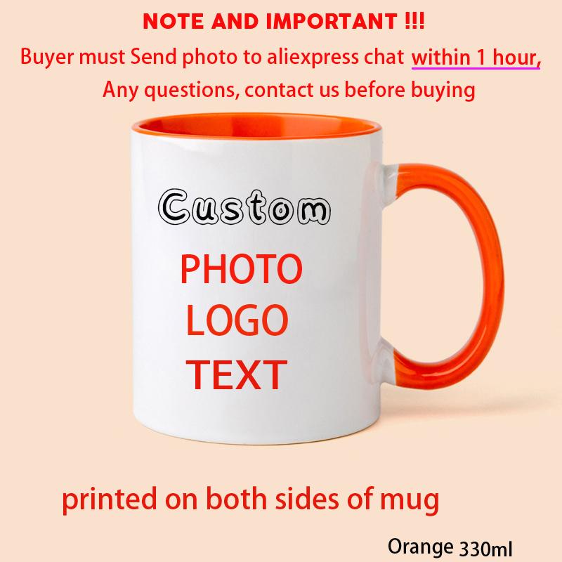 Personalized Photo Mug, Customize Family, Kids,Lovers,Logo, Text, Dog, Cat ,photos Mugs, Tea Milk Cup, Mother's Day Gift