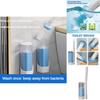 Toilet Disposable Brush Set Toilet Bowl Cleaning System Cleaners With Refills