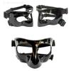 Adjustable Nose Protective Shield Black/Clear Nose Protector Basketball Face Mask  Game Collision
