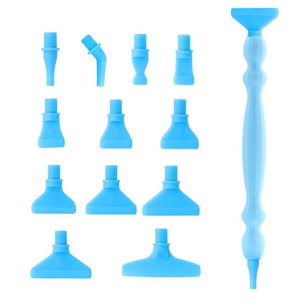 Replacement Pen Heads 5D Diamond Painting Pen Embroidery with Multifunctional Tips Point Drill Pens DIY Craft Cross Stitch