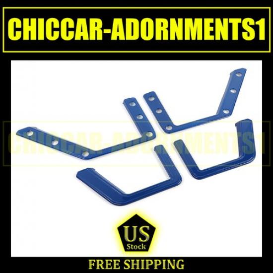 

Blue Interior Door Storage Box Net Decor Trim Cover Frame For Bronco +4Dr