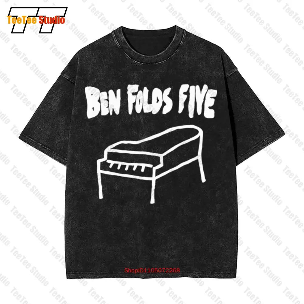 Vintage 90er Ben Folds Five Großes Klavier Schönes Bild Amerikanisches Vintage Übergroßes T-Shirt Tee L440