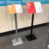 Acrylic Standing Directional Sign Holder