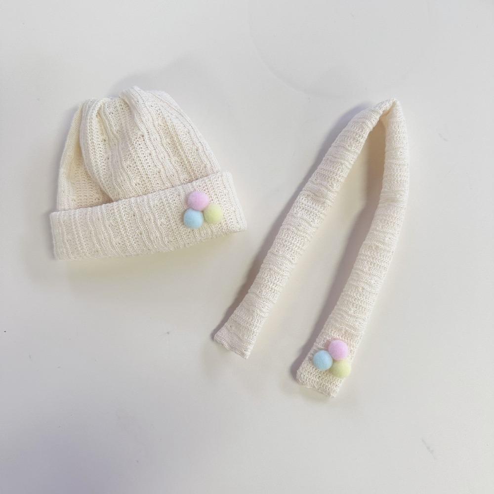 

Cherry Sweater Sitting Labubu Time Cloth Handmade 17cm Plush Dolls Clothes Kids Girls Toys Style 3