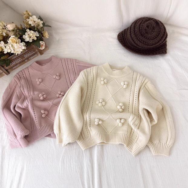 Rundhals Jacquard Strickpullover für Jungen & Mädchen - Winterverdickt für kleine & mittelgroße Kinder 2025