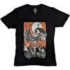 The Nightmare Before Christmas Unisex TShirt Orange Moon (Embellished) (Large)