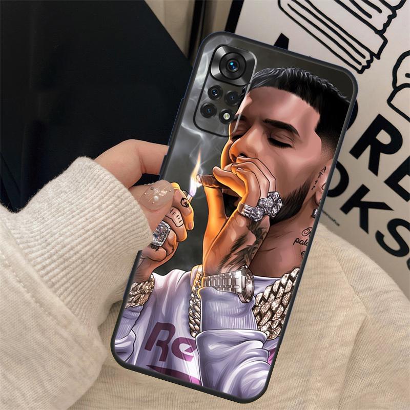 Anuel AA Case For Xiaomi Redmi Note 12 Pro 11 Pro 8 9 10 Pro Note 12S 10S 11S 10A 9C 10C 12C Cover