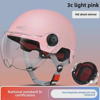 3C Certified Windproof Sunscreen Electric Car Helmet for Men & Women