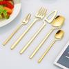 Hangable 5-Piece Tableware Set, Stainless Steel Cutlery Set Dining Utensils Kitchen Dinnerware Set Include Knife/Fork/Spoon/Coffee Spoon