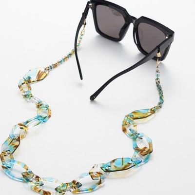 SPRING STRINGS ACETATE CH L Geo _ Tropical Blue