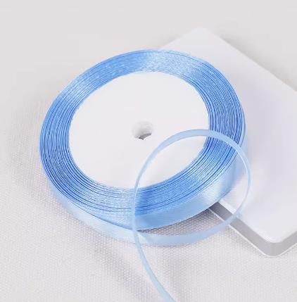 25Yards 6mm Silk Satin Ribbons for Crafts Bow Handmade Accessories for Clothing Accessories and Hats DJIY