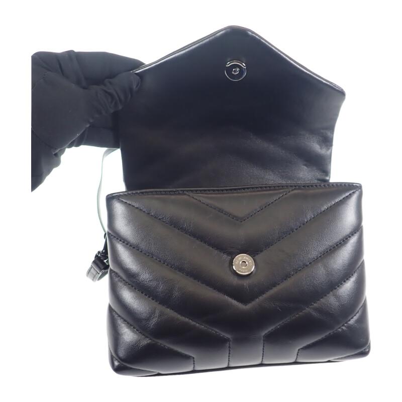 Saint Laurent 630951_DV708_1000 Torba na ramię czarna Skóra cielęca Kobiety