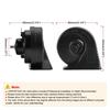 12V Car Horn, 410DB Car Snail Horn, Air Horn, Waterproof Motorcycle Modification, for Motorcycle Boats Trucks