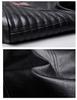 CNPLOPANSS Genuine Leather Motorcycle Sheepskin Cowhide Leather Rider Business Solid Cold Weather Plus Size Men's Jacket, Jacket, Jacket, Leather,