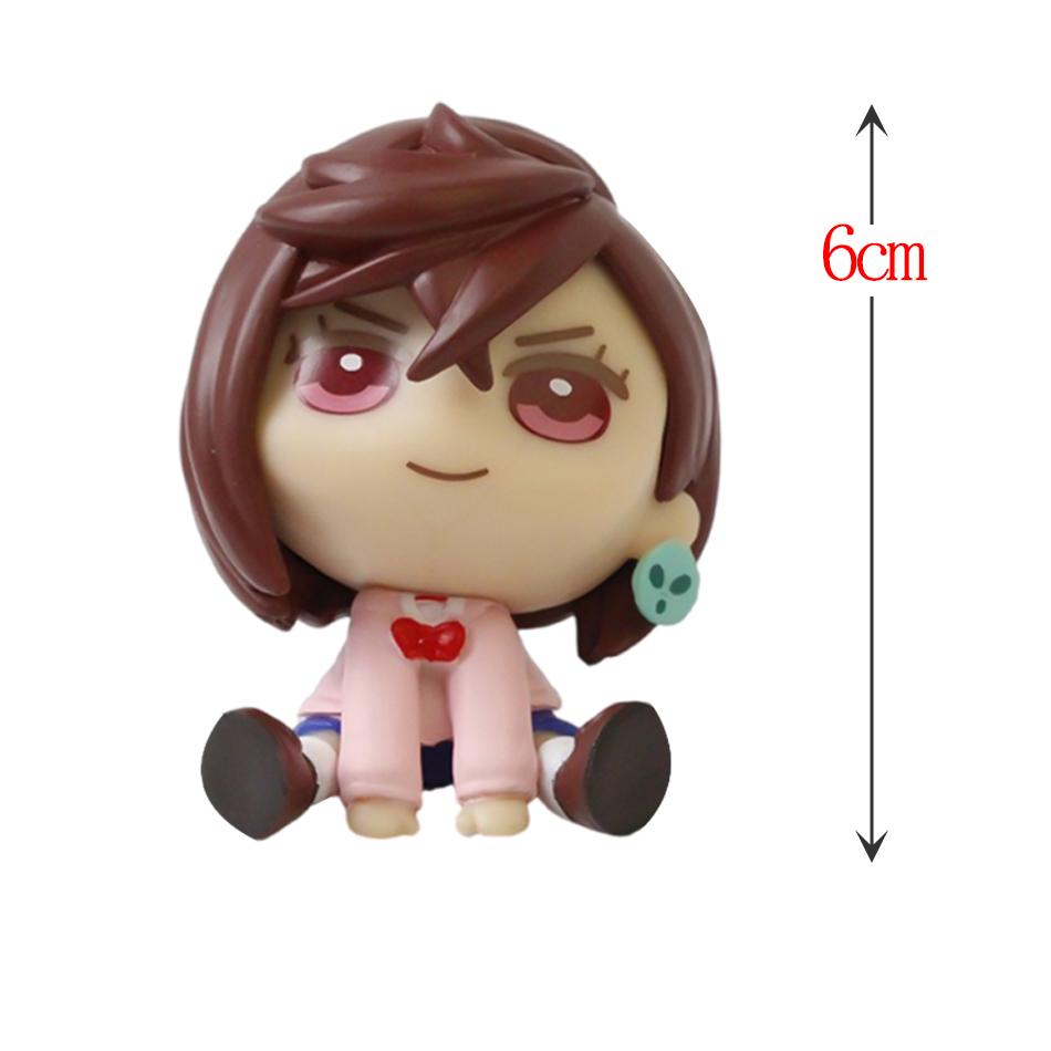 4Pcs Anime Highway Granny Ayase Momo Okarun Cute Edition Action Model Statue Car Decoration Doll Toy Fans Gifts Q Figure Poseable Articulated Scale