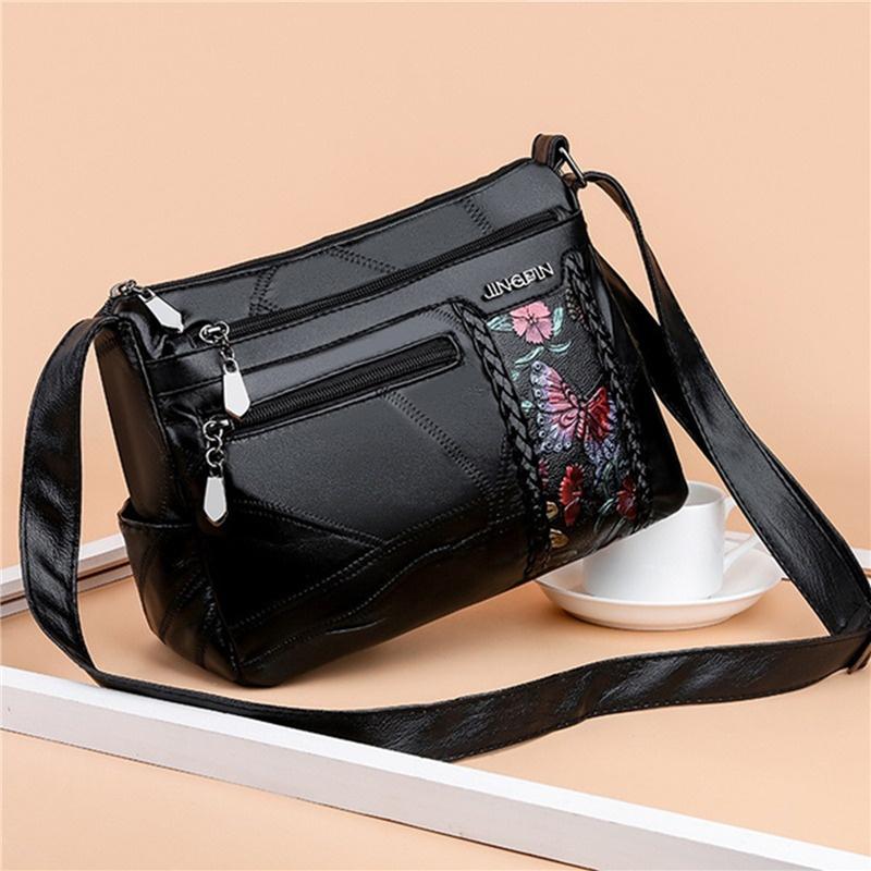 

Мода Женщины Crossbody Сумка Мягкие кошельки и сумки Бабочка Принт Сумка Для плеча Сумка-мессенджер