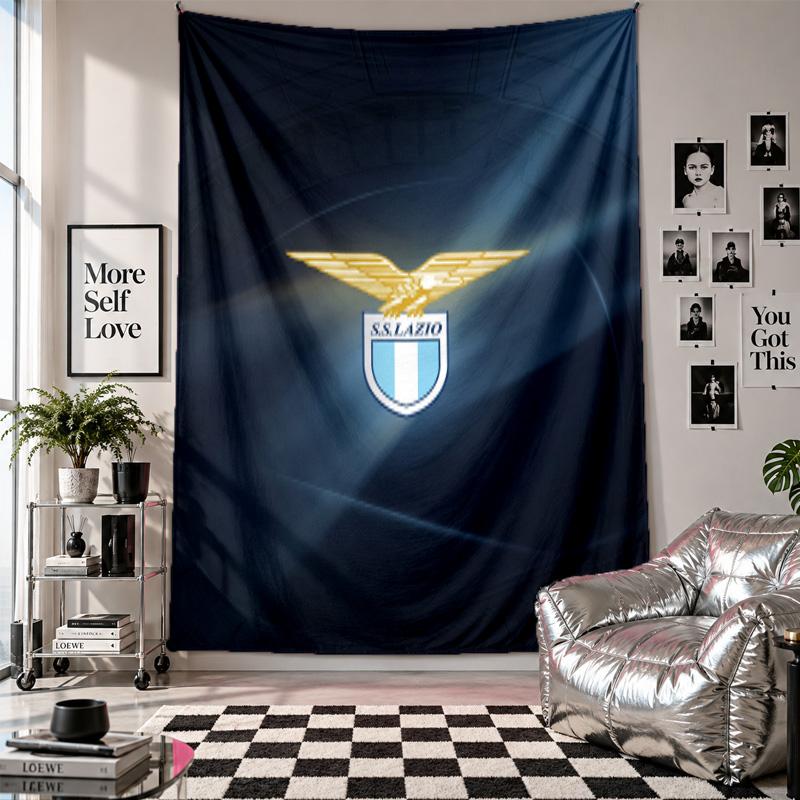 Lazio FC Wall Tapestry Home Decor Wall Hanging Cloth for Bedroom Living Room Background