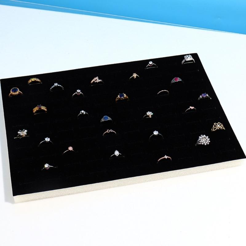 Foam Rings Insert Display Jewelry Tray Storage Box 100 Slot Rings Holder Organizer for Selling Rings DIY Inserts Liners