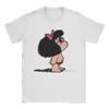 Vintage Mafalda With Swimsuit Tshirts For Unisex Unisex O Neck Pure Cotton T Shirt Mafalda Cartoon  Tee Shirt 4xl 5xl Tops