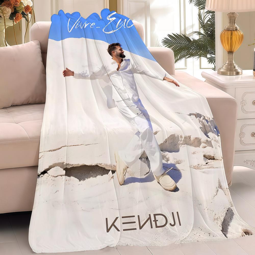 French Singer K-kendji Girac Blanket Warm And Soft Suitable For Bedroom Living Room Sofa Bed Office Travel Camping