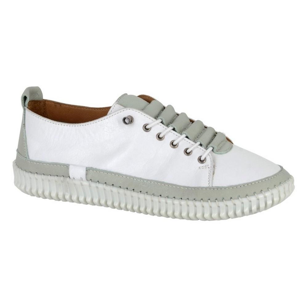 Mod Comfys Womens/Ladies Softie Leather Trainers