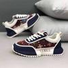 Fashion Trendy Men Handsome Platform Sneakers Cross-border Large Size 39-47 Spring Internal Increased Leather Casual Shoes Running Shoes