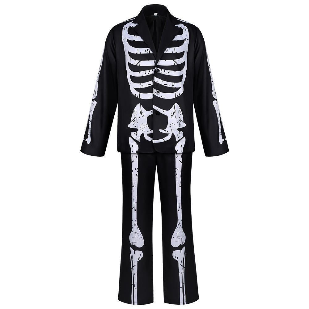 Mantianyu Halloween Male Female Adult Medieval Performance Costume Skull Overlord Performance Costume