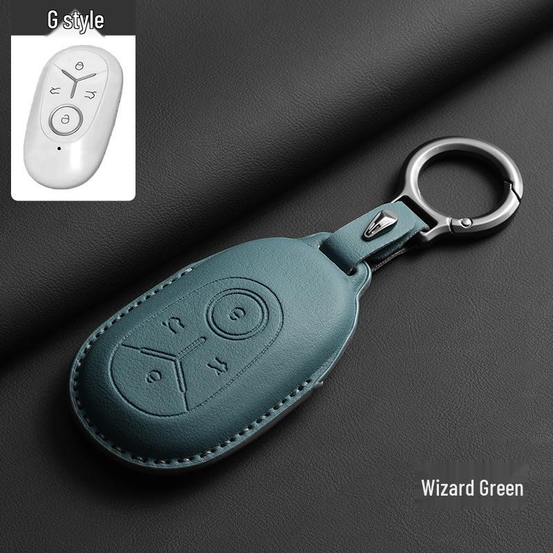 Geely Star Wish Key Cover - Original Color Remote Protective Case with Key Ring and Bag, Car Accessory