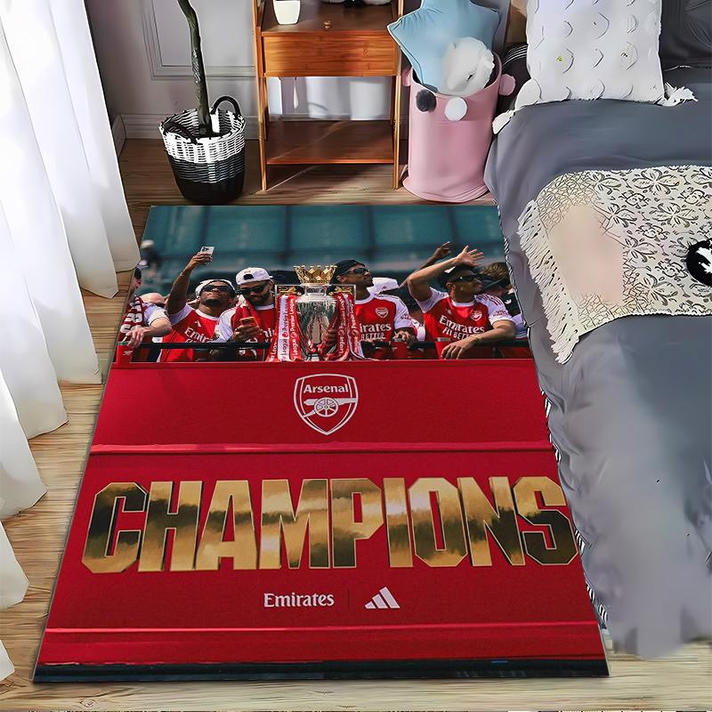 Arsenal Champions Carpet Non-slip Rug Suitable for Living Room and Bedroom Sofas