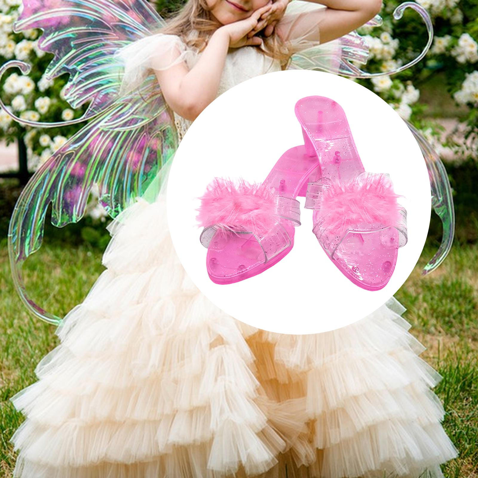 

Girls Dress Up Shoes for Themed Events And Parties розовый