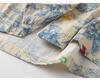 Monet Floral Double-Layer Gauze Pajamas for Women - Light Luxury All-Cotton Set for Spring and Autumn