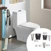 Toilet Seats Hinge Screw Toilet Seats Blind Hole Fixings Expanding Rubber Bolt Top Fix Nut for Top Mount Toilet Seats