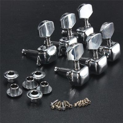 1Pcs Left Guitar String Tuning Pegs Semi-Closed/All-Closed Guitar String Button Tuner Machine Heads Guitar Accessories