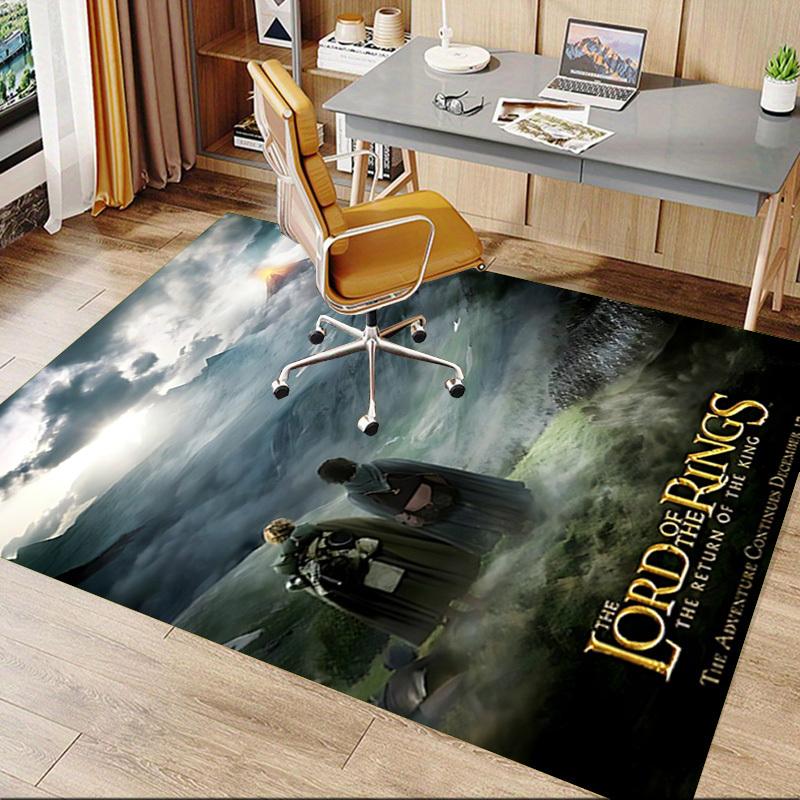 1pc The Lord of the Rings The Return of the King Carpet, for Home & Office Decor, Desk Chair Carpet, Festive Gift,Conference Room CarpetL1274