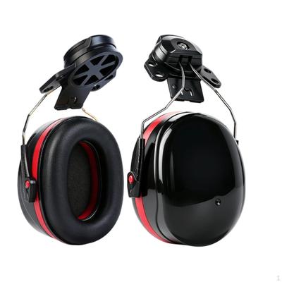 Hearing Protector with Helmet Attachment Noise Reduction Hard Hat Earmuffs overEar